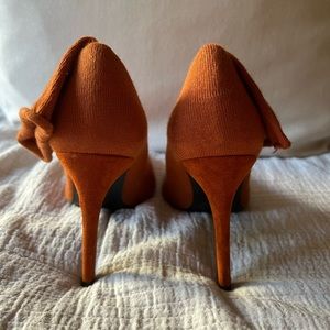 Zara Burnt Orange Sock Heel